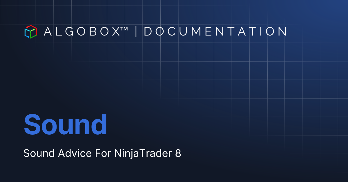 Sound | AlgoBox™ Documentation