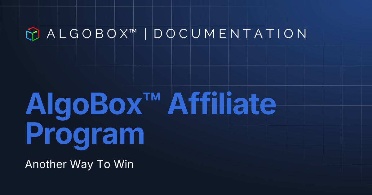 AlgoBox™ Affiliate Program | AlgoBox™ Documentation